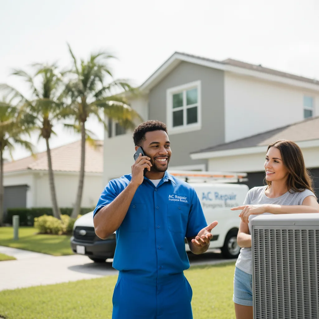 AC Repair Pompano Beach customer support in Constable